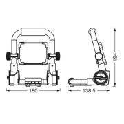 Ledvance LED-Worklight Value R-stand spotlight 10W