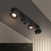 LEDVANCE Venus LED-loftspot, 3.000 K, 3-lys, sort