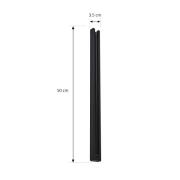 Lindby Linaro skinne, 50 cm, sort, 1-faset system