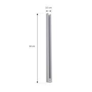 Lindby Linaro skinne, 50 cm, hvid, 1-faset system