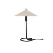 ferm LIVING Filo bordlampe, beige, kantet, jern, 43 cm