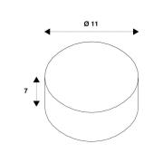SLV LED-reflektorpære QPAR111, 2.700 K, GU10, 12 W, dæmpbar