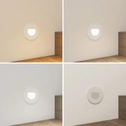 Arcchio LED-indbygningslampe Vexi, Ø 7,8 cm, hvid, aluminium, CCT