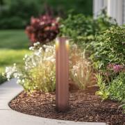 Lucande LED-gadelampe Raiku, rustfarvet, aluminium, 65 cm