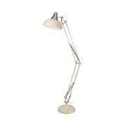 Gulvlampe Goliath, creme, metal, E27, 170 cm, justerbar