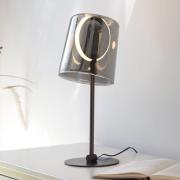 Paul Neuhaus LED-bordlampe Zula, røggrå, højde 42 cm