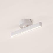 Lindby LED-spotlight Eldrin, hvid, 9W, 1 lyskilde, metal, 25cm