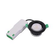 Eco R 68 LED indbygningsspot, krom, Ø 9 cm, metal, IP65 CCT