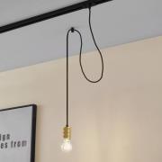 Lindby pendellampe Linaro, Ø 4,6 cm, guld, 1-faset, E27