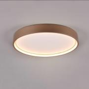 Doha LED-loftlampe, CCT, kaffefarvet