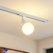 Lindby Linaro skinnespot, E14, hvid, Ø 10 cm, 1-faset