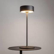 Maytoni genopladelig LED-bordlampe AI Collaboration, aluminium, sort