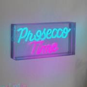 LED-væglampe Prosecco Time klar 30x15 cm plast USB RGB