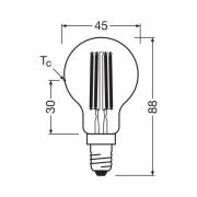 OSRAM LED Filament E14 2,2W 2700K 470lm 2-pak