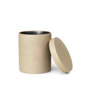 ferm LIVING Bon-beholder, højde 10,5 cm, beige, porcelæn