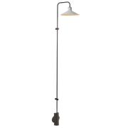 Bover LED-væglampe Platet A/06, sort/grå, 154 cm