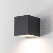 Bega udendørs væglampe 24718 K3, grafit, ned, støbt aluminium