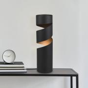 Stream bordlampe, sort, højde 35 cm, metal, GU10