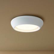 Beacon loftlampe Fjord, hvid, gips, Ø 28 cm, GX53