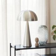 Hübsch Mush Tall bordlampe, børstet nikkelfarvet, jern