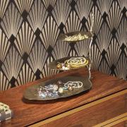 KARE Etagere Leaf, aluminium, forniklet, højde 46 cm