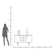 KARE Soft Shape dekorativt objekt, høj form, hvid, støbt sten