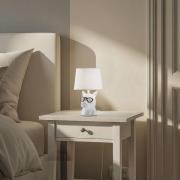 Biagio bordlampe, hvid, keramik, 29 cm høj, E14