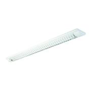 444 LED-gitterlampe med G13/T8, hvid