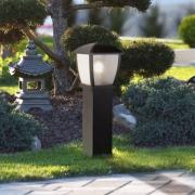 Seattle pullert, IP44, sort, højde 73 cm, metal