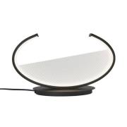 LED-bordlampe Adele, højde 22 cm, sort, metal