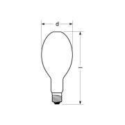 RADIUM Halogen-metaldamppære E40 430 W HRI-E NSC/S/F Ra92