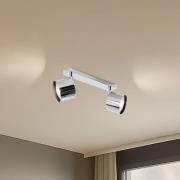 Loftspot Chloe, justerbar, 2 lyskilder, forkromet stål