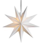 STERNTALER Lyskæde Stjerne, hvid, Ø 11 cm 9 lyskilder 3 lyskilder