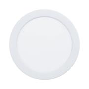 EGLO connect Smart LED-indbygningslampe Fueva 6-Z, hvid, Ø 16 cm