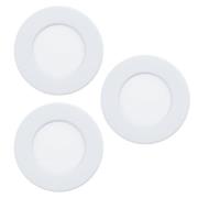 EGLO connect LED-indbygningslampe Fueva 6-Z, hvid, 3-pak