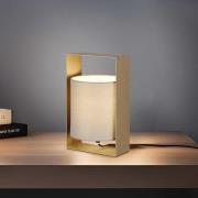 Bordlampe Pail, kaffe, metal, højde 27 cm