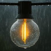 Calex Solar-LED-lyskæde Vista, længde 20 meter, IP44