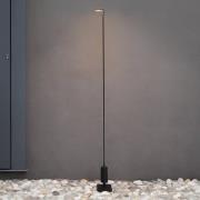 Luceplan LED-vejlampe Flia, 75 cm høj, sort, plast