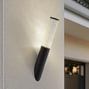 Lindby udendørs væglampe Gavros, 45 cm, sort, aluminium