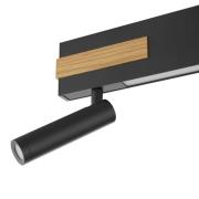 LED-loftspot Streamline, længde 60 cm, sort, 2 lyskilder, 20 W, 200 lm...