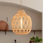 GOOD & MOJO Hængelampe Mendoza, natur, Ø 40 cm, bambus E27