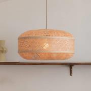 GOOD & MOJO Hængelampe Langkawi, natur Ø 50 cm, bambus E27