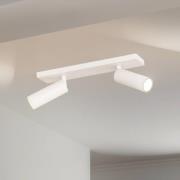 Arcchio loftspot Brinja Slim, hvid, 2 lyskilder, GU10 MR11