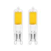Arcchio LED-stiftsokkelpære, G9, 2,2W, 3000K, sæt med 2 stk