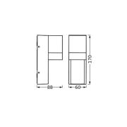 OSRAM udendørs væglampe ENDURA CLASSIC ISIDOR mørkegrå IP65