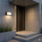 OSRAM udendørs væglampe ENDURA CLASSIC CUADRA, mørkegrå, IP65