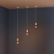 OSRAM hængelampe VINTAGE 1906 ROUND, hvid, gips, Ø 12 cm