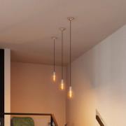 OSRAM hængelampe VINTAGE 1906 ROUND, krom, metal, Ø 10 cm