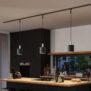 Paulmann URail lampeskærm Tallis 2Easy, sort mat