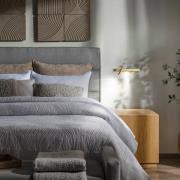 Ideal Lux LED-væglampe Bonne Nuit 1, messingfarvet, 22 cm